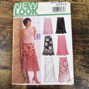 New Look Womens Long Skirt Vintage 2002 Uncut Pattern Sz 8-18 #6177